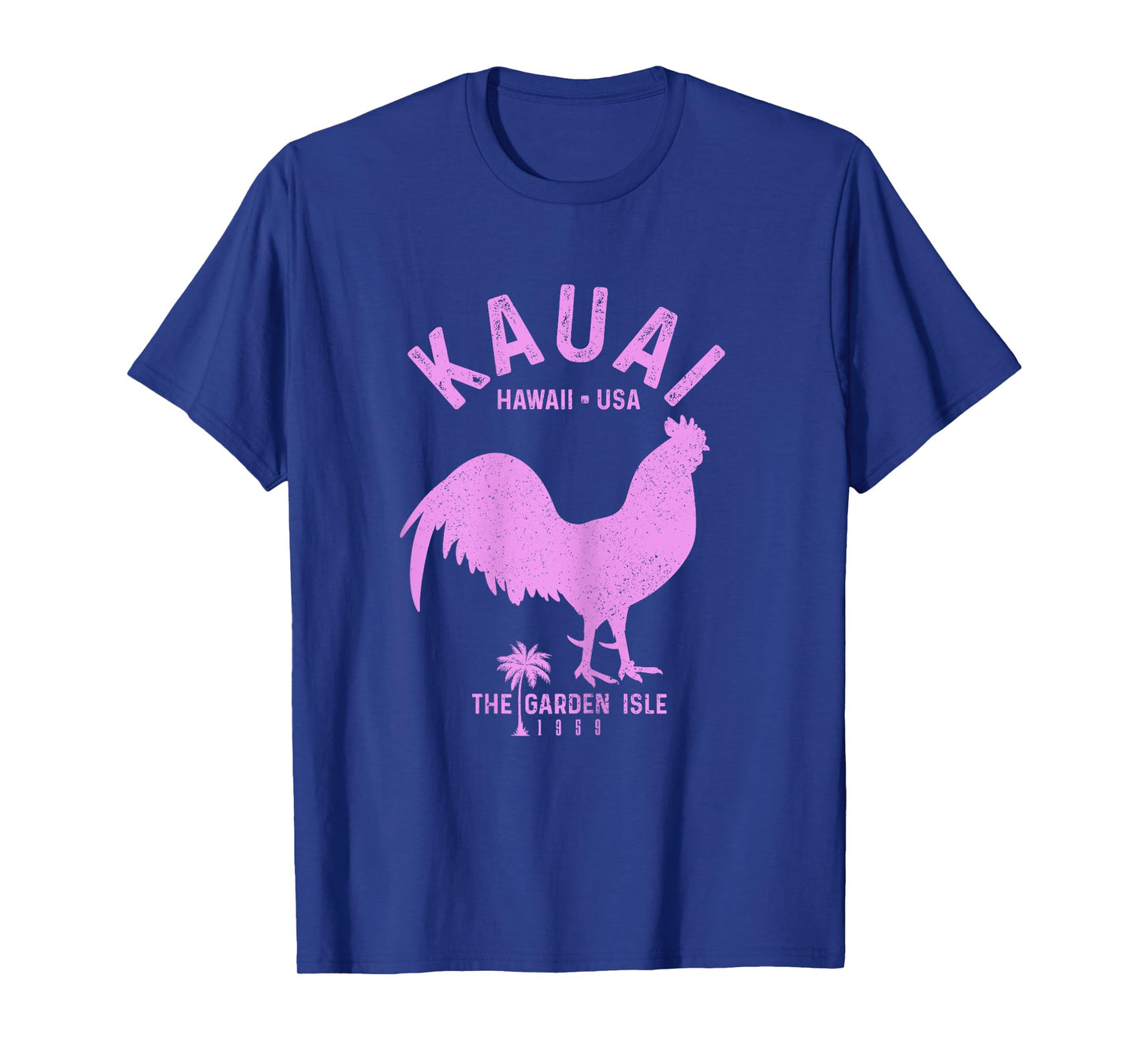 Kauai 1959 The Garden Isle Chicken Hawaii Vintage Hawaiian T-Shirt