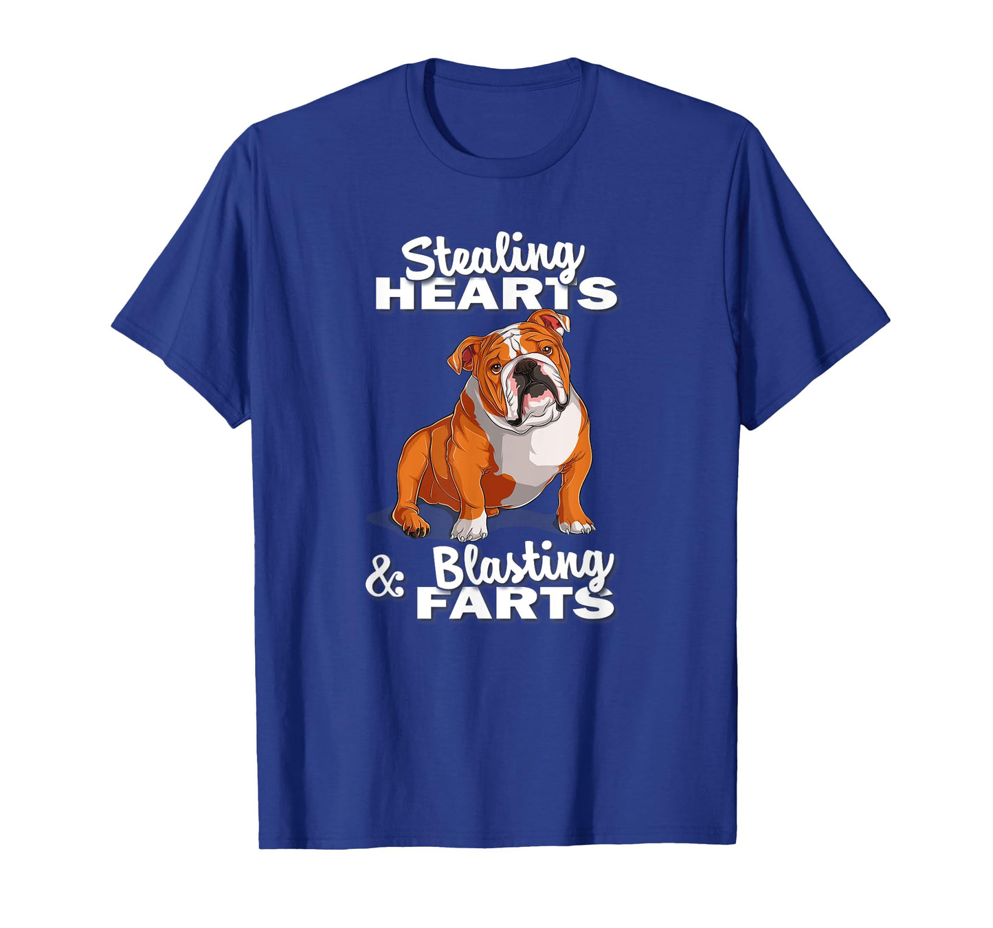 Funny Stealing Hearts Blasting Farts English Bulldog T-Shirt