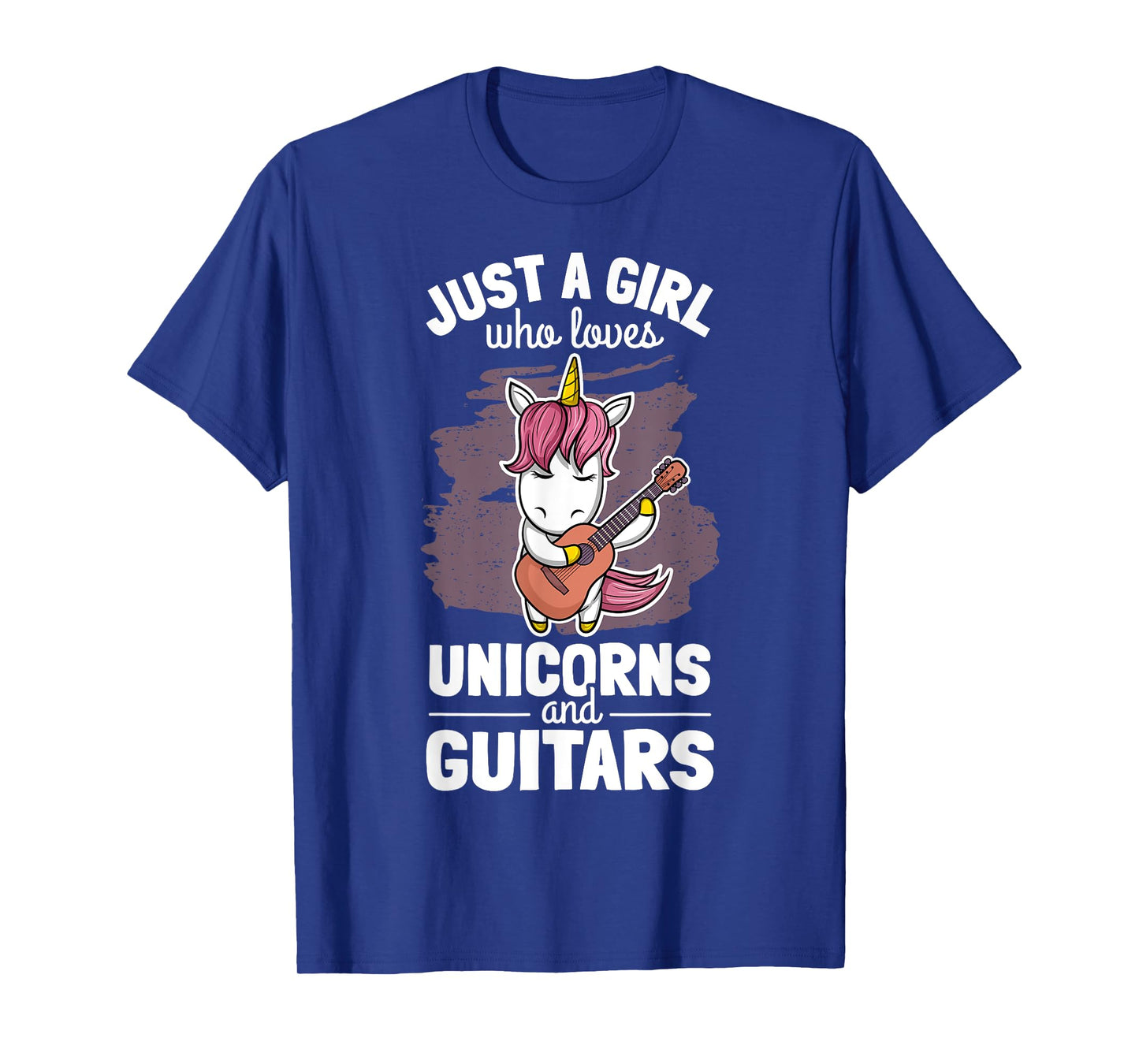 Cute Unicorn Guitar Player Woman Magical Girl Guitarist T-Shirt