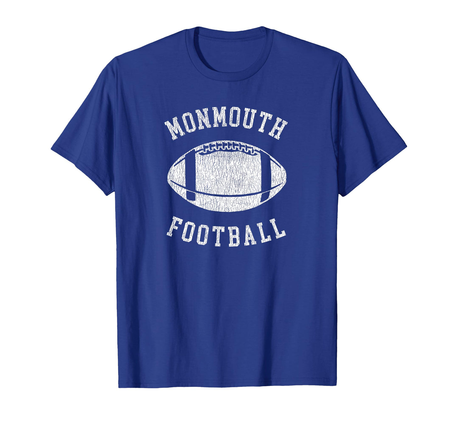 Monmouth Football Distressed Vintage 80's Throwback Classic T-Shirt