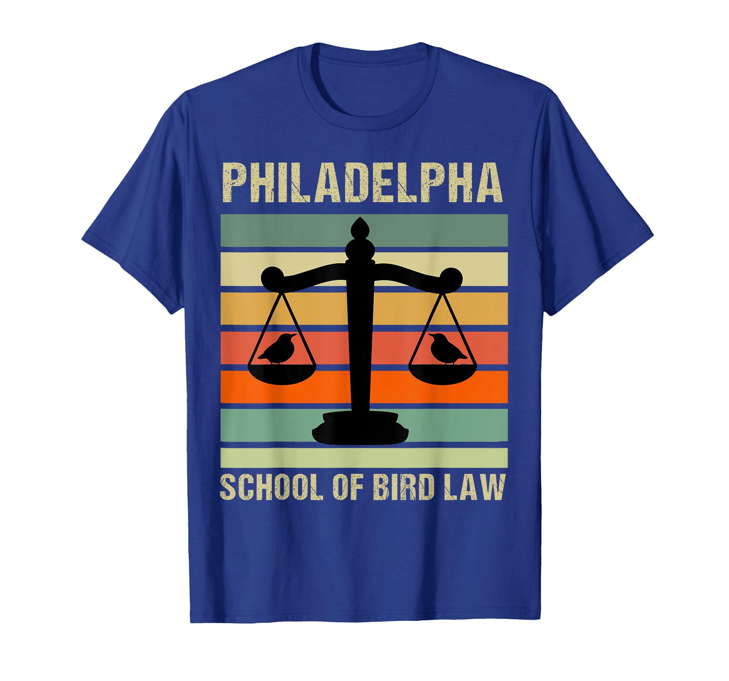 Philadelpha School Of Bird Law Retro Vintage T-Shirt