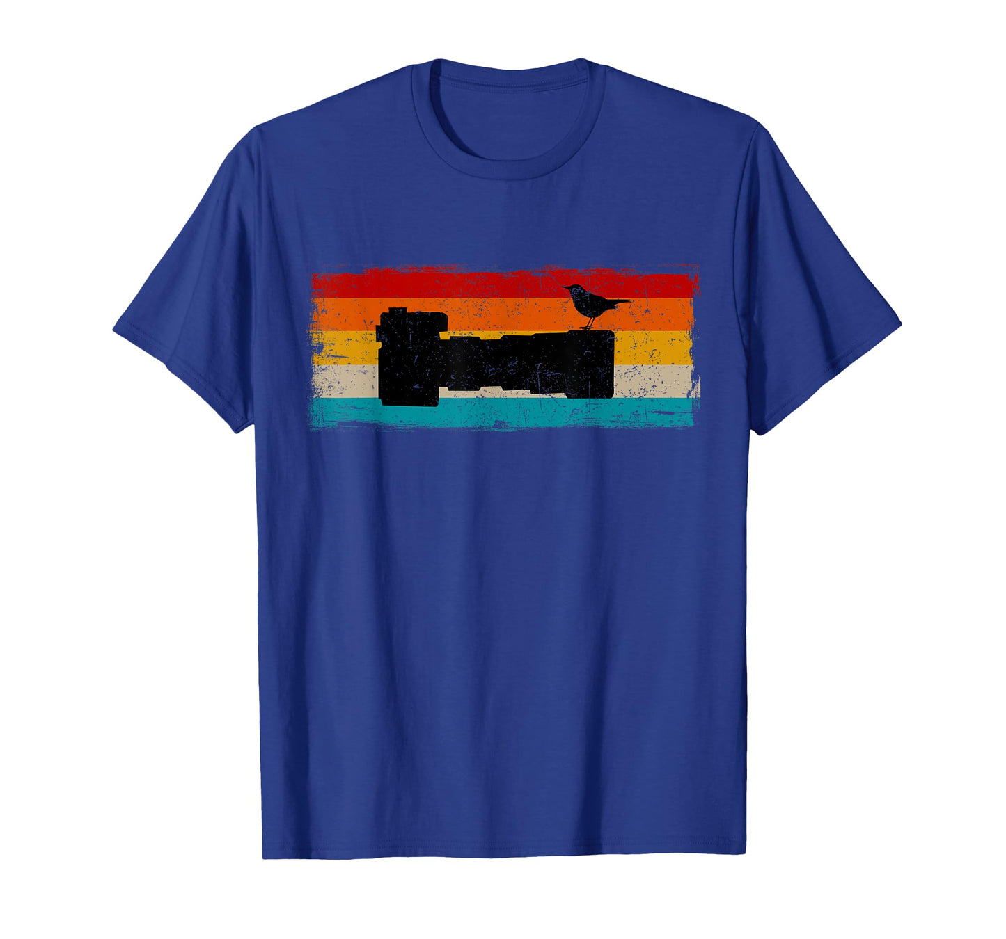 Vintage Bird Photographer Nature Photography Bird Lover T-Shirt