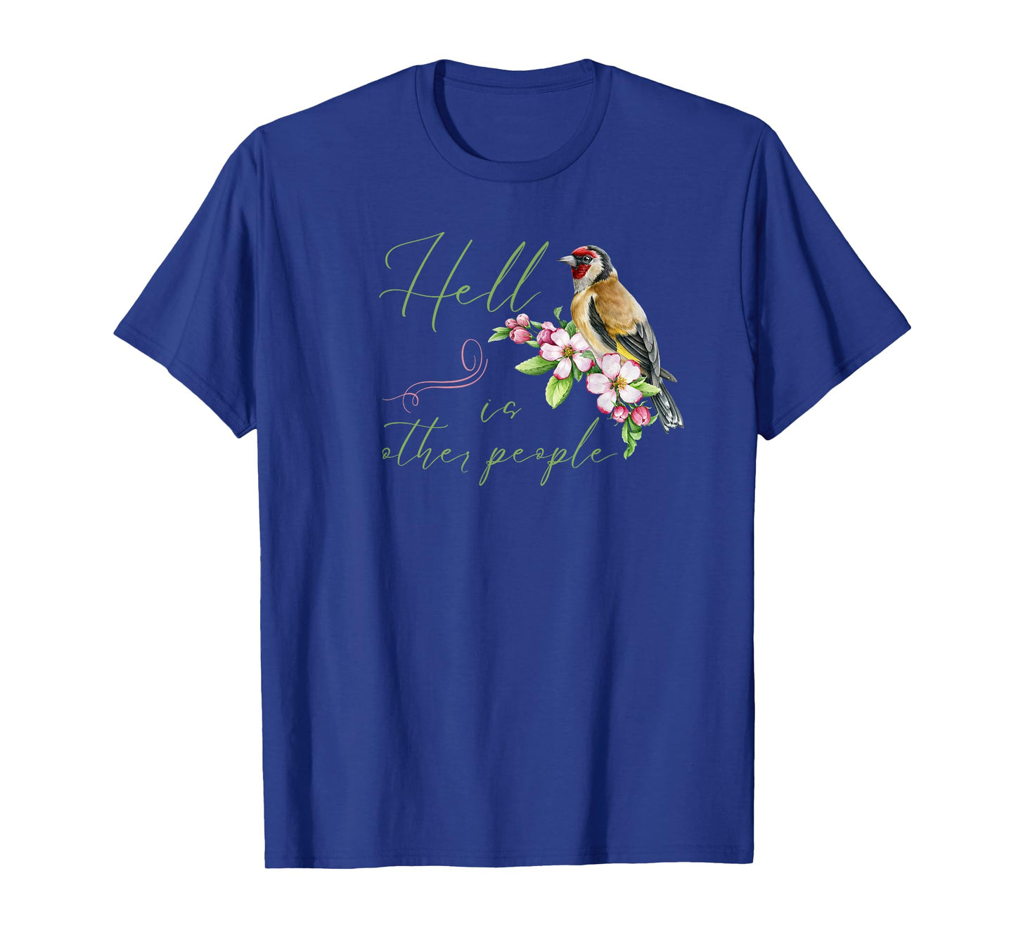 Introvert Hell is Other People Floral Antisocial Funny T-Shirt