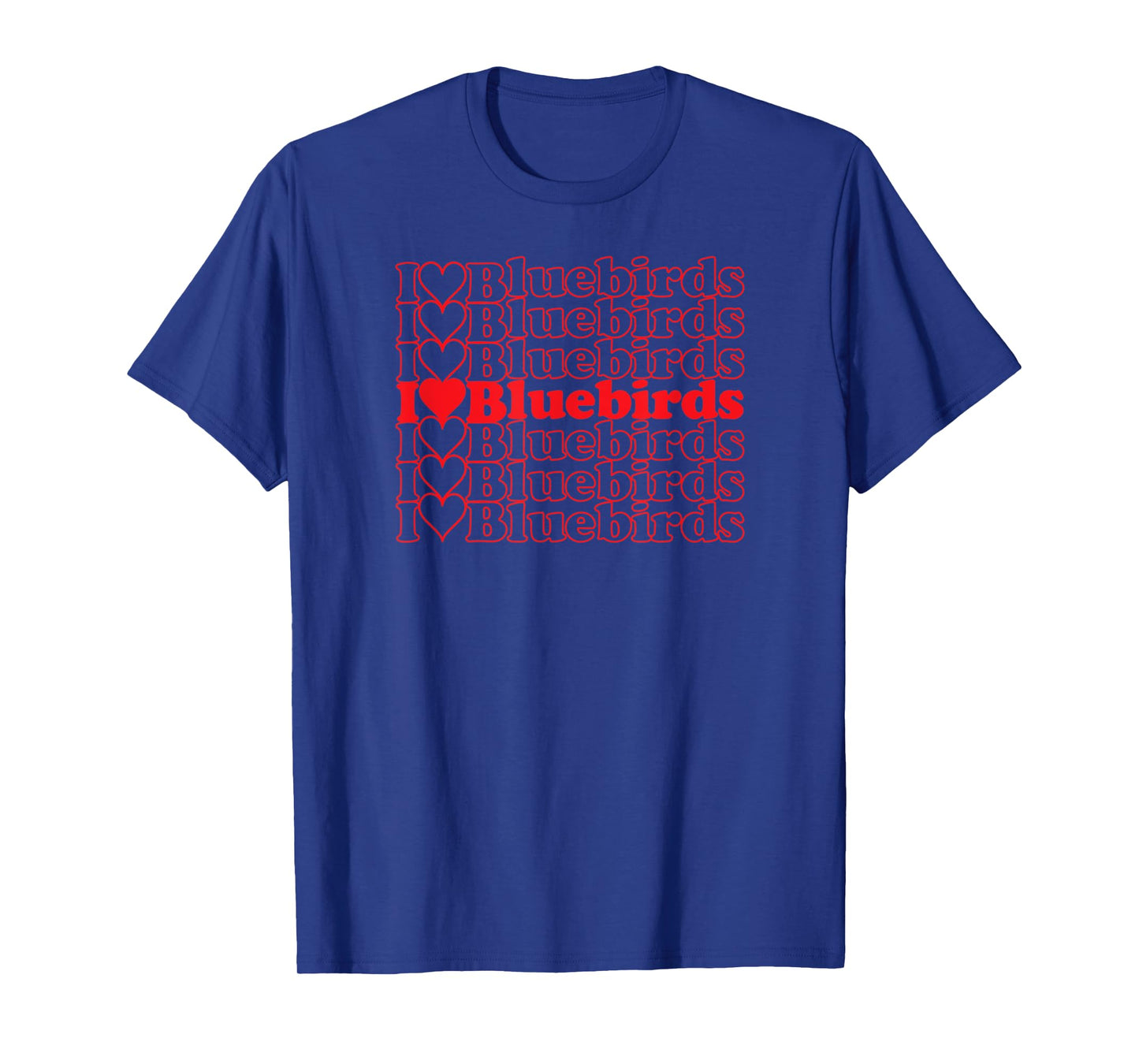 Bluebirds Cool Vintage Inspired Bird Watchers T-Shirt