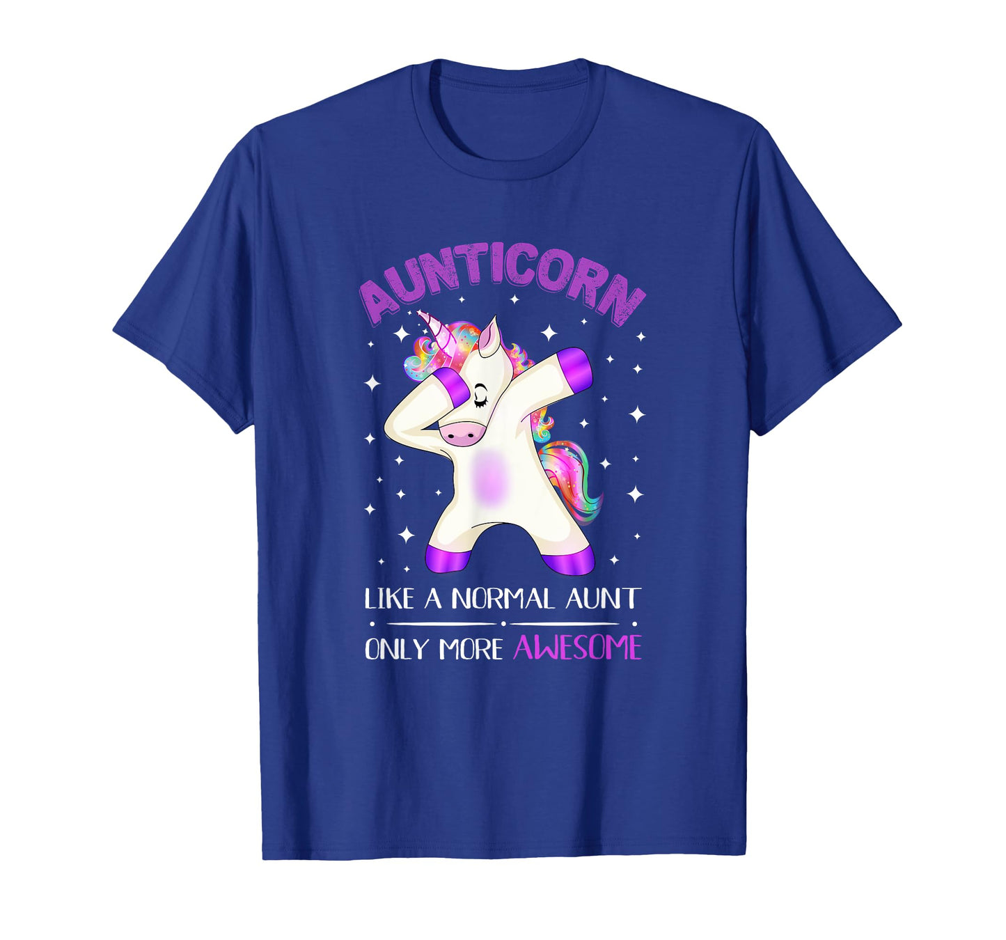 Aunticorn Like An Aunt Only Awesome Dabbing Unicorn Tshirt T-Shirt