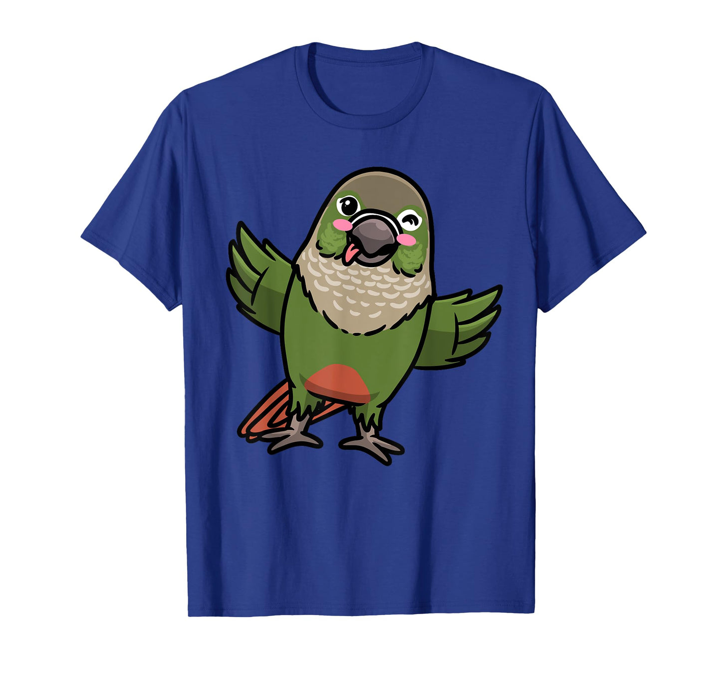 Green Cheek Conure Green-Cheeked Parakeet Bird Parrot T-Shirt