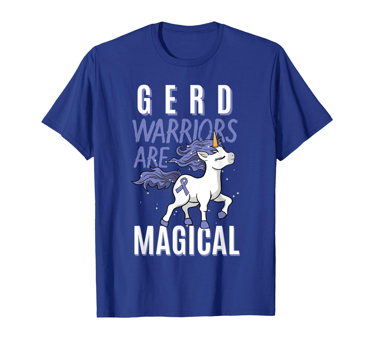 GERD Warrior Gastroesophageal Reflux Disease Unicorn Lover T-Shirt