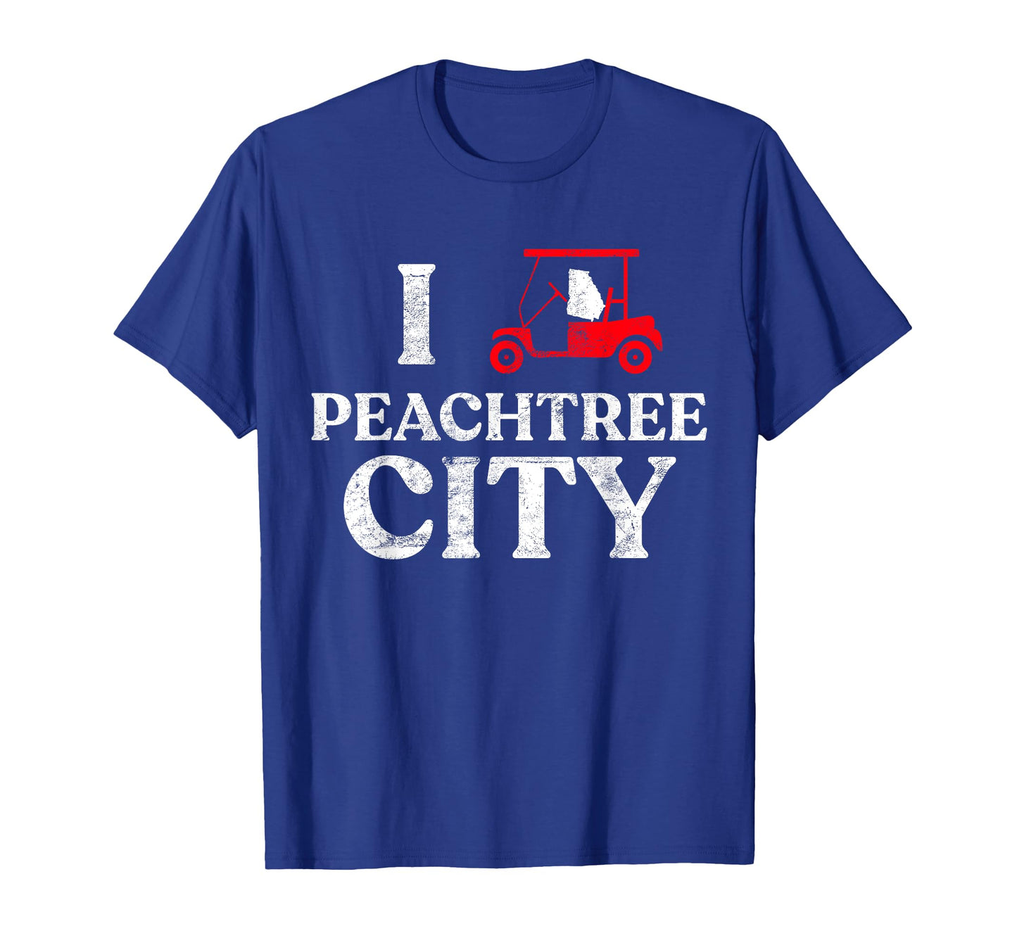 Peachtree City GA T Shirt Funny Golf Cart Shirt Georgia Tee T-Shirt