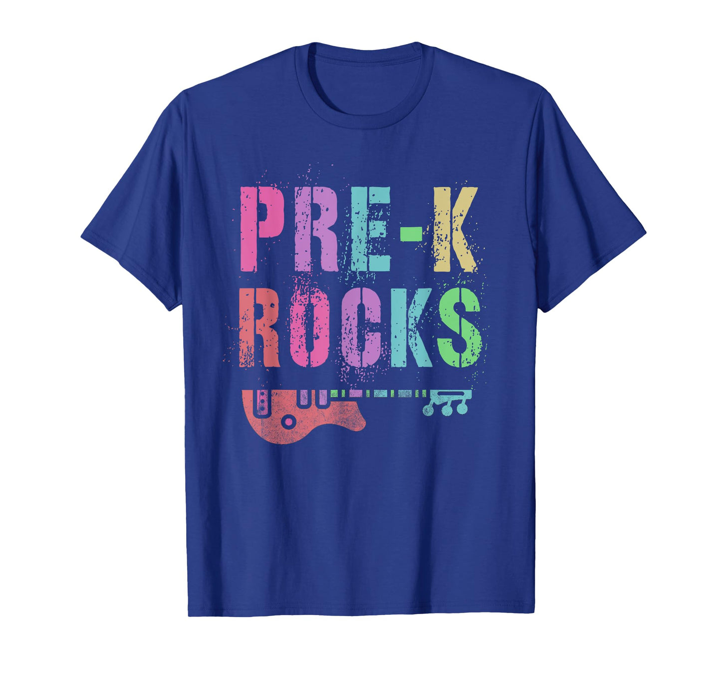 Vintage PRE-K ROCKS Teacher Rockstars I Teach ABCD Preschool T-Shirt for Men Women Girls Kids