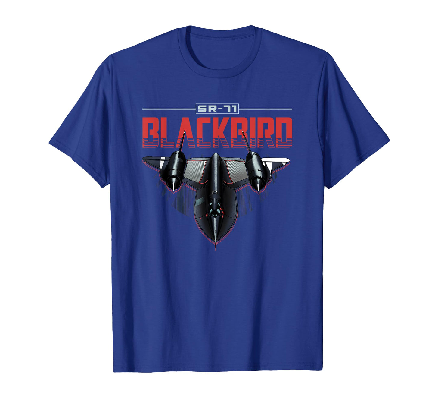 USA Military Warbird Airplane Blackbird Spy Plane T-Shirt