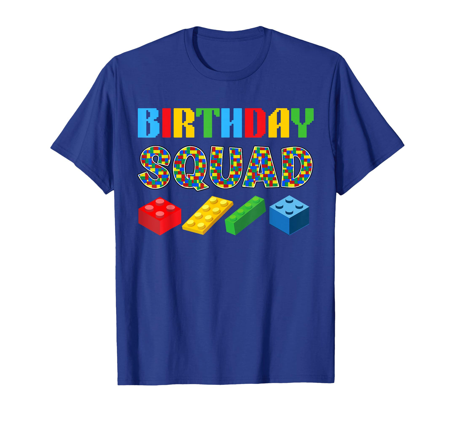 Birthday Squad Blocks Building Master Builder Bday Tee Funny T-Shirt