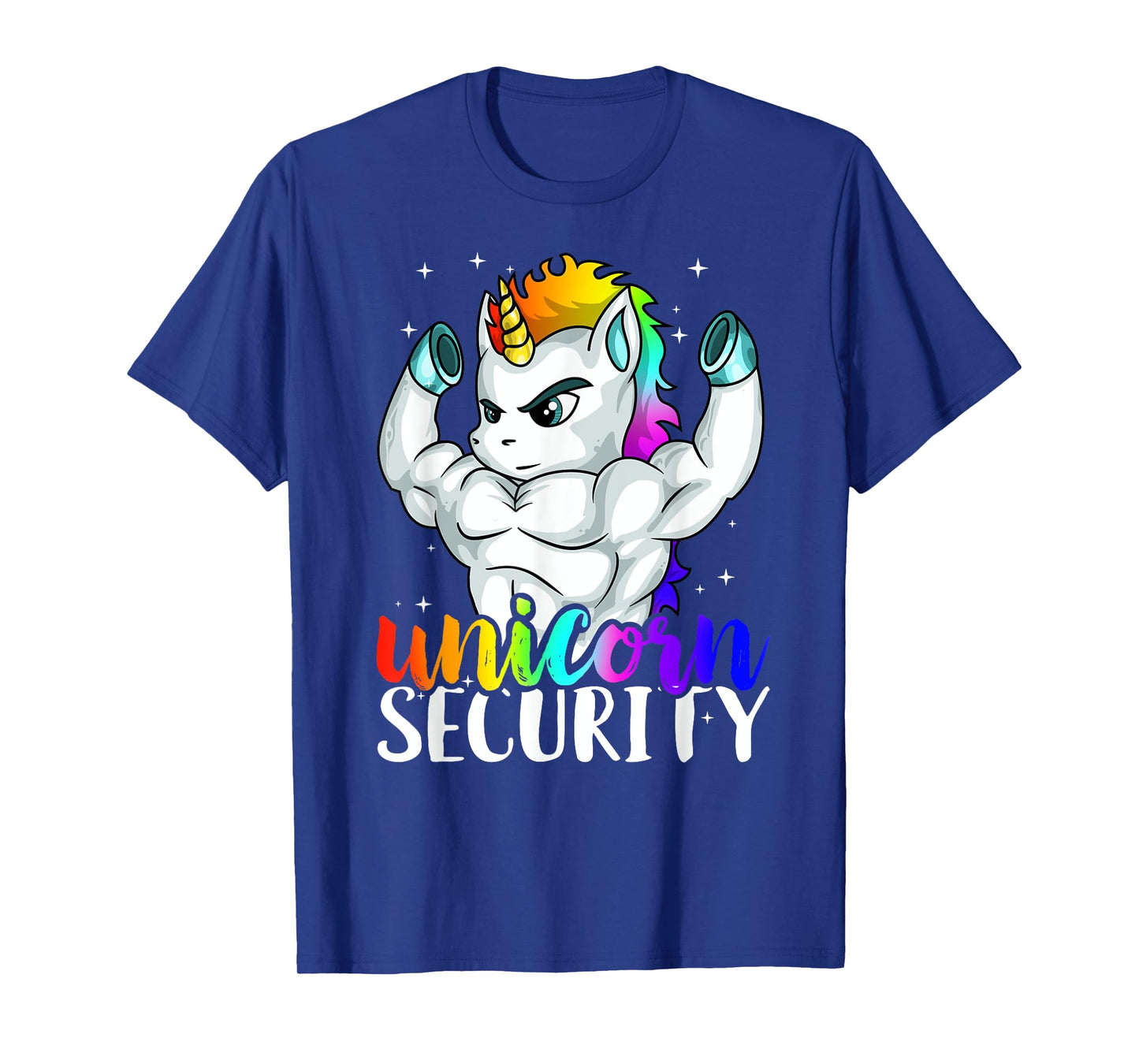 Unicorn Security Squad Muscle Tee Funny Dad Brother Gift T-Shirt