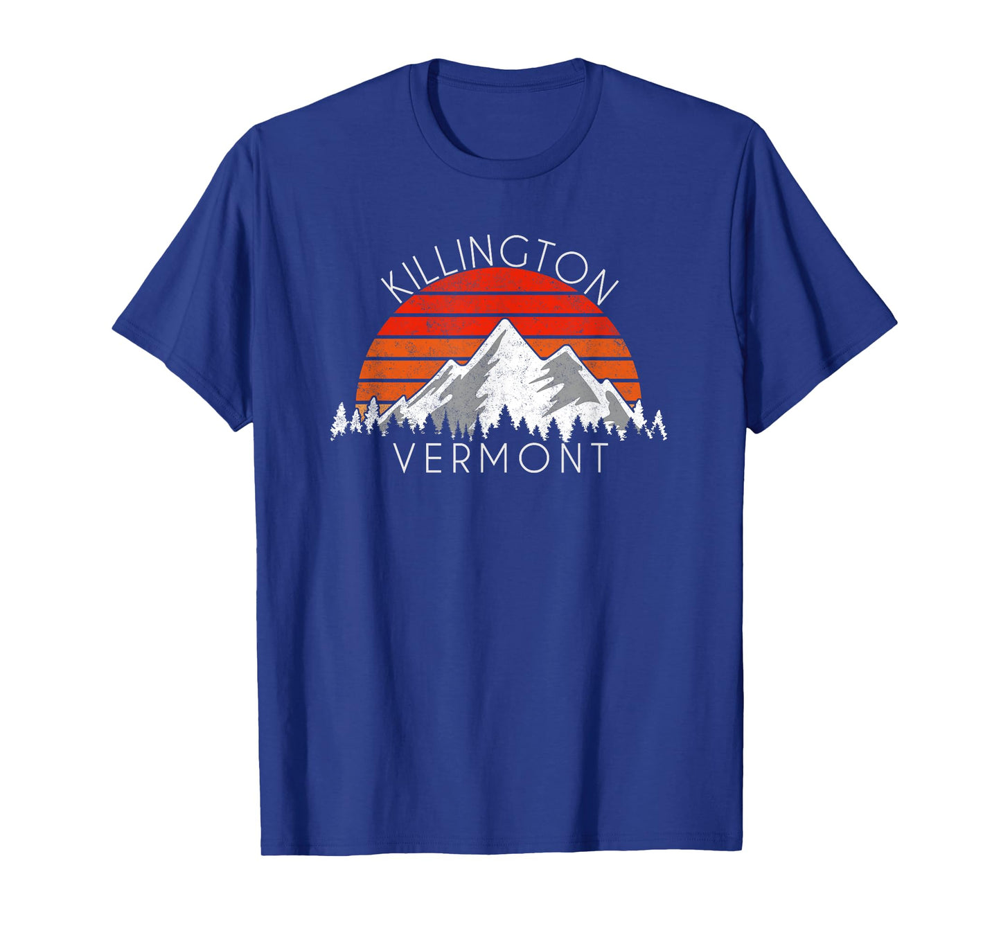 Retro Vintage Killington, Vermont Distressed T-Shirt