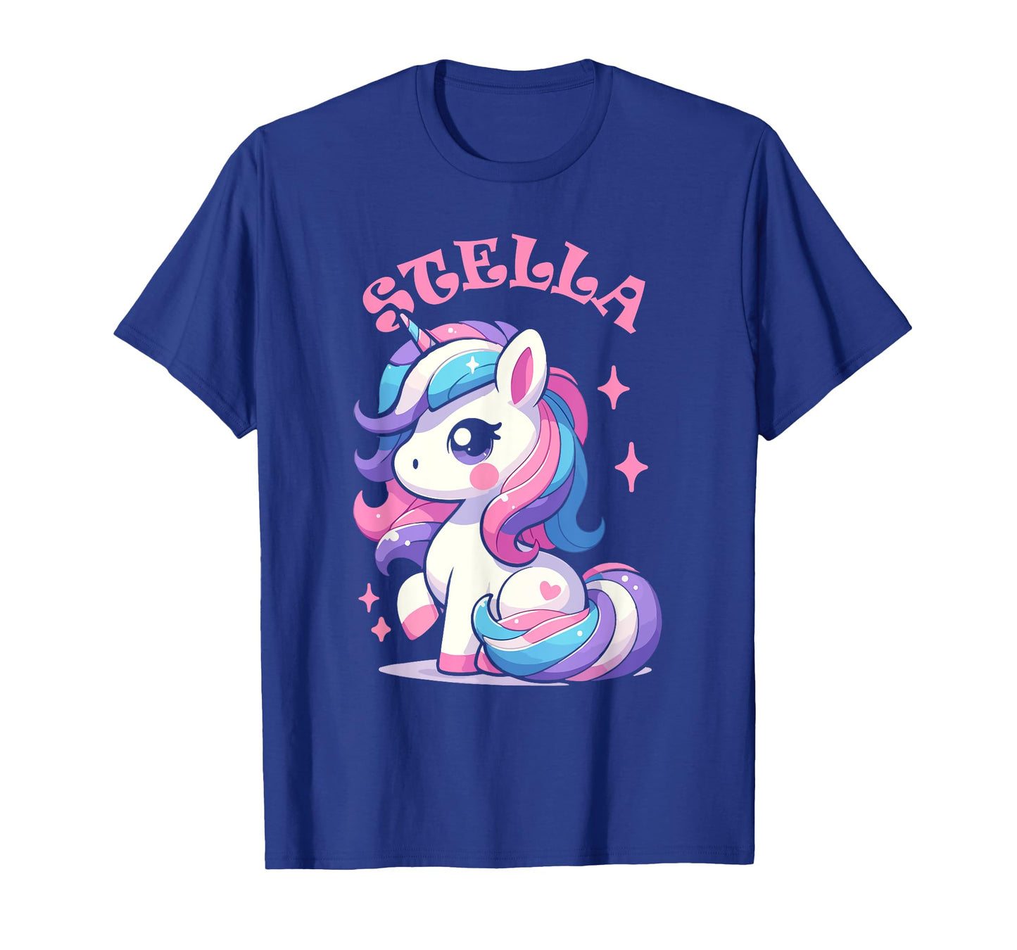 Stella Cute Unicorn Design for Girls Name Stella T-Shirt