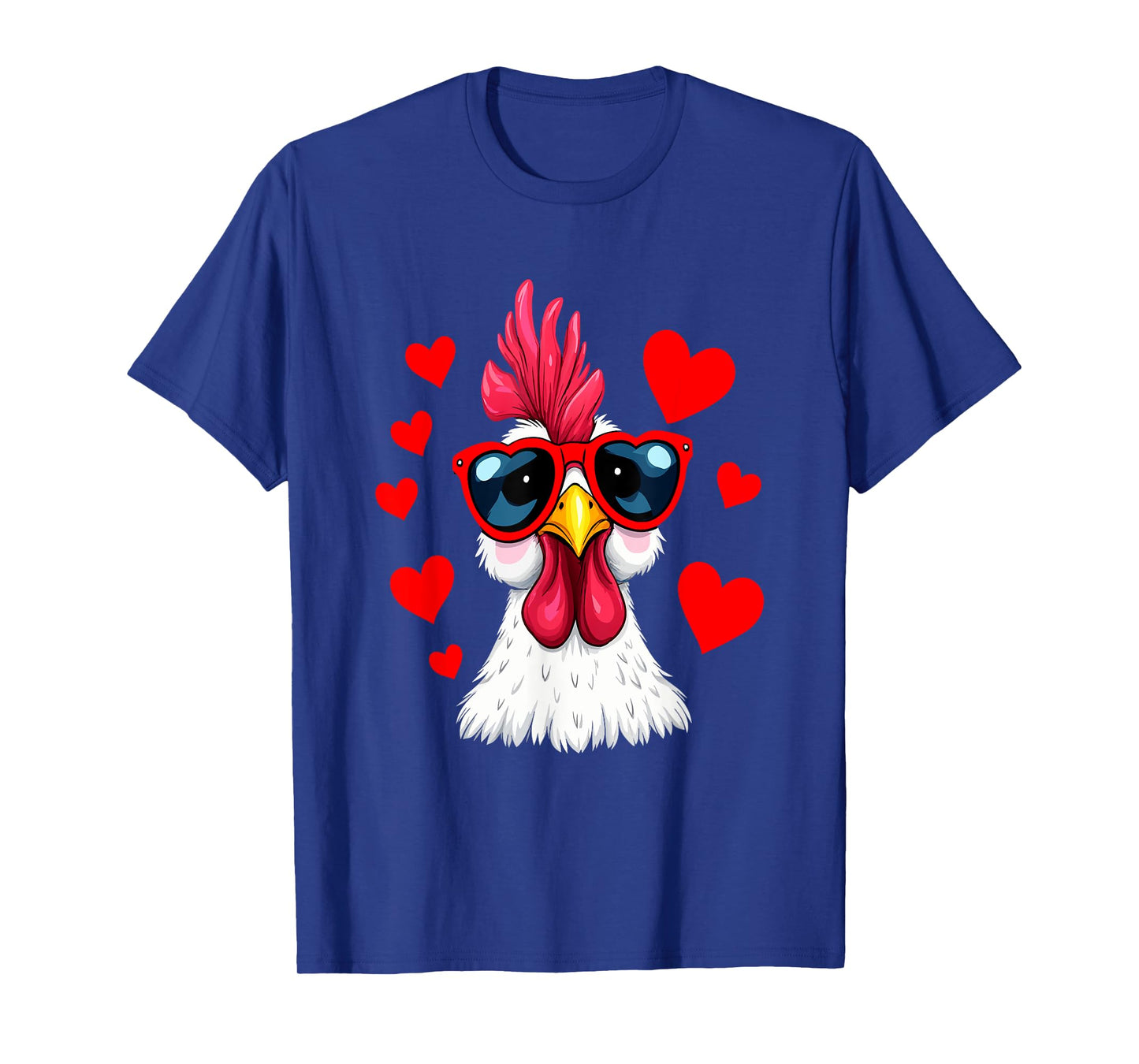 Funny Chicken Valentines Day Heart Chicken Couple T-Shirt