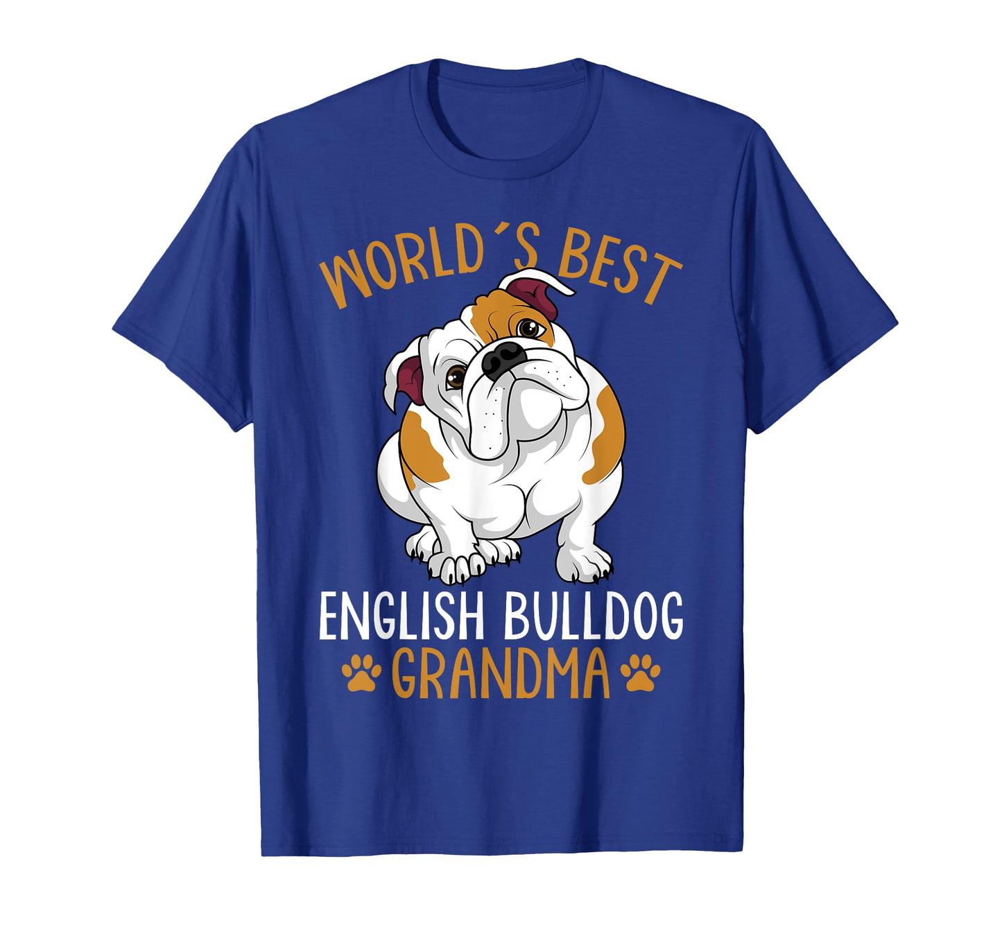 World´s Best English Bulldog Grandma Dog Owner Funny Women T-Shirt