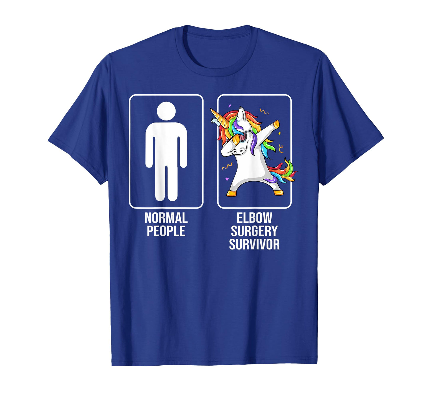 Elbow Surgery Survivor Unicorn Funny Elbow Surgery Recovery T-Shirt