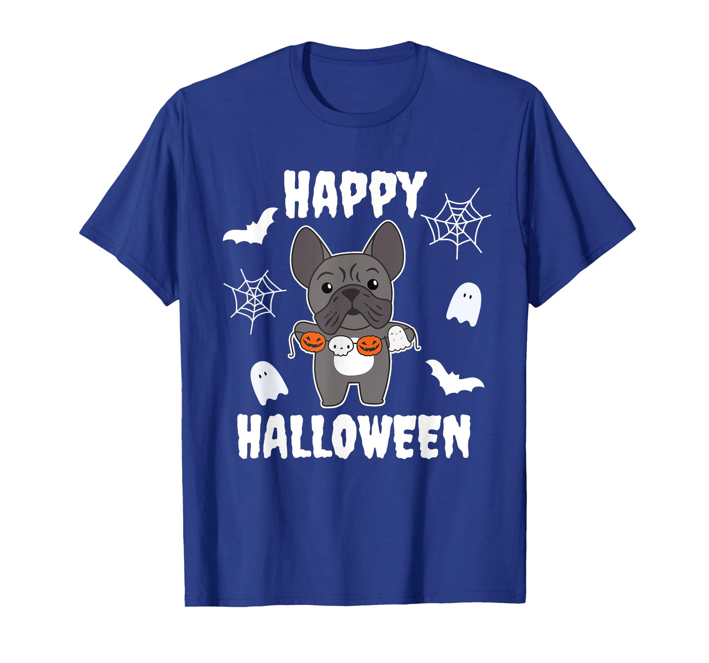 French Bulldog Happy Halloween Pumpkin Dogs Halloween T-Shirt
