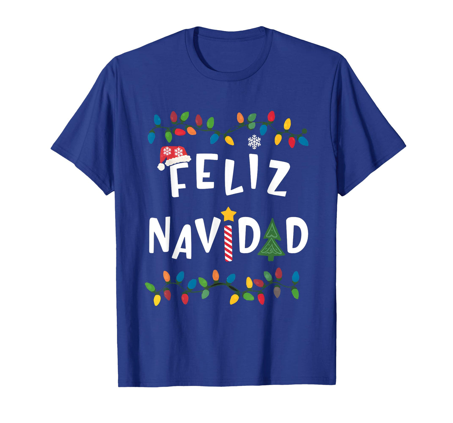 Feliz Navidad Shirt Funny Mexican Christmas in Spanish Xmas T-Shirt