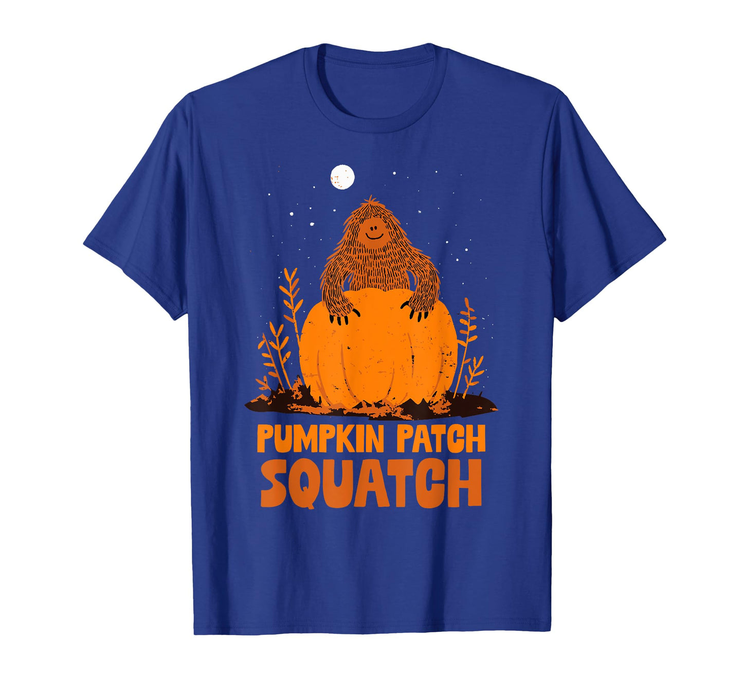 Pumpkin Patch Squatch Bigfoot Halloween Fall Kids Sasquatch T-Shirt