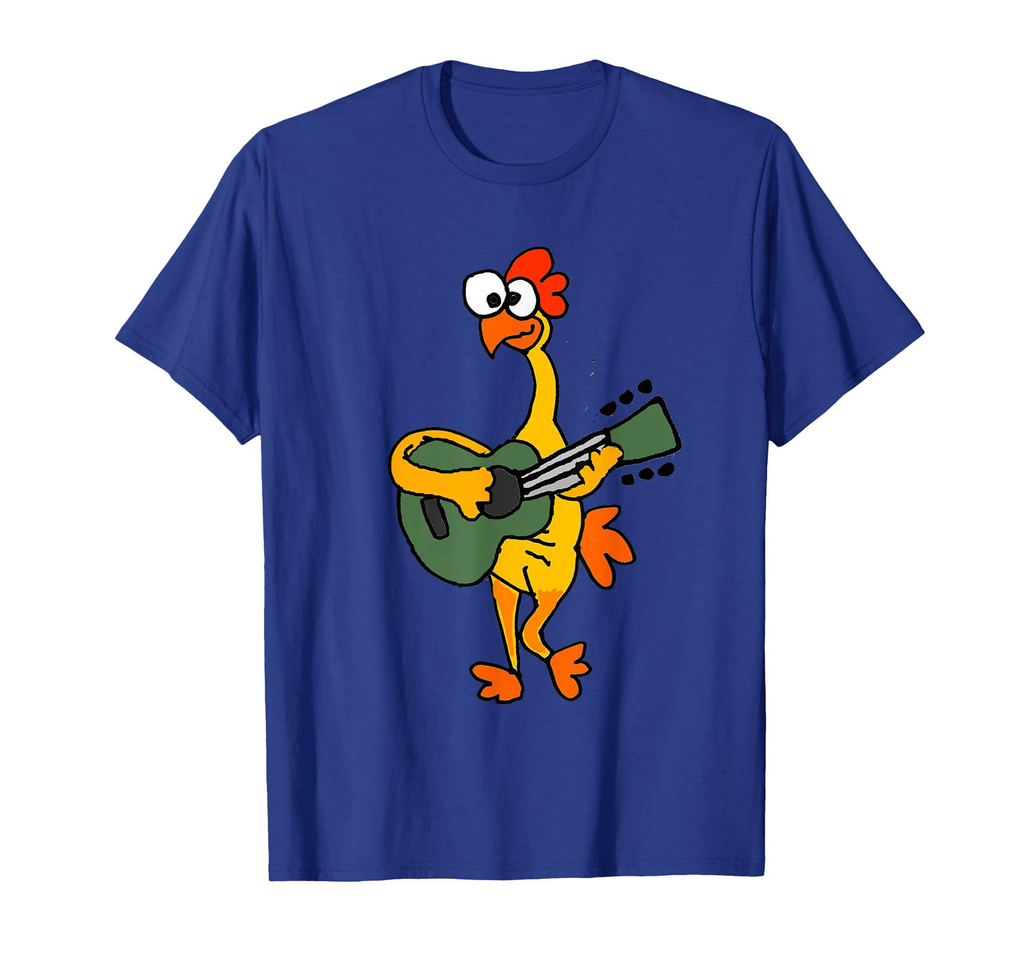 SmileteesMusic Funny Rubber Chicken Playing Guitar T-shirt T-Shirt