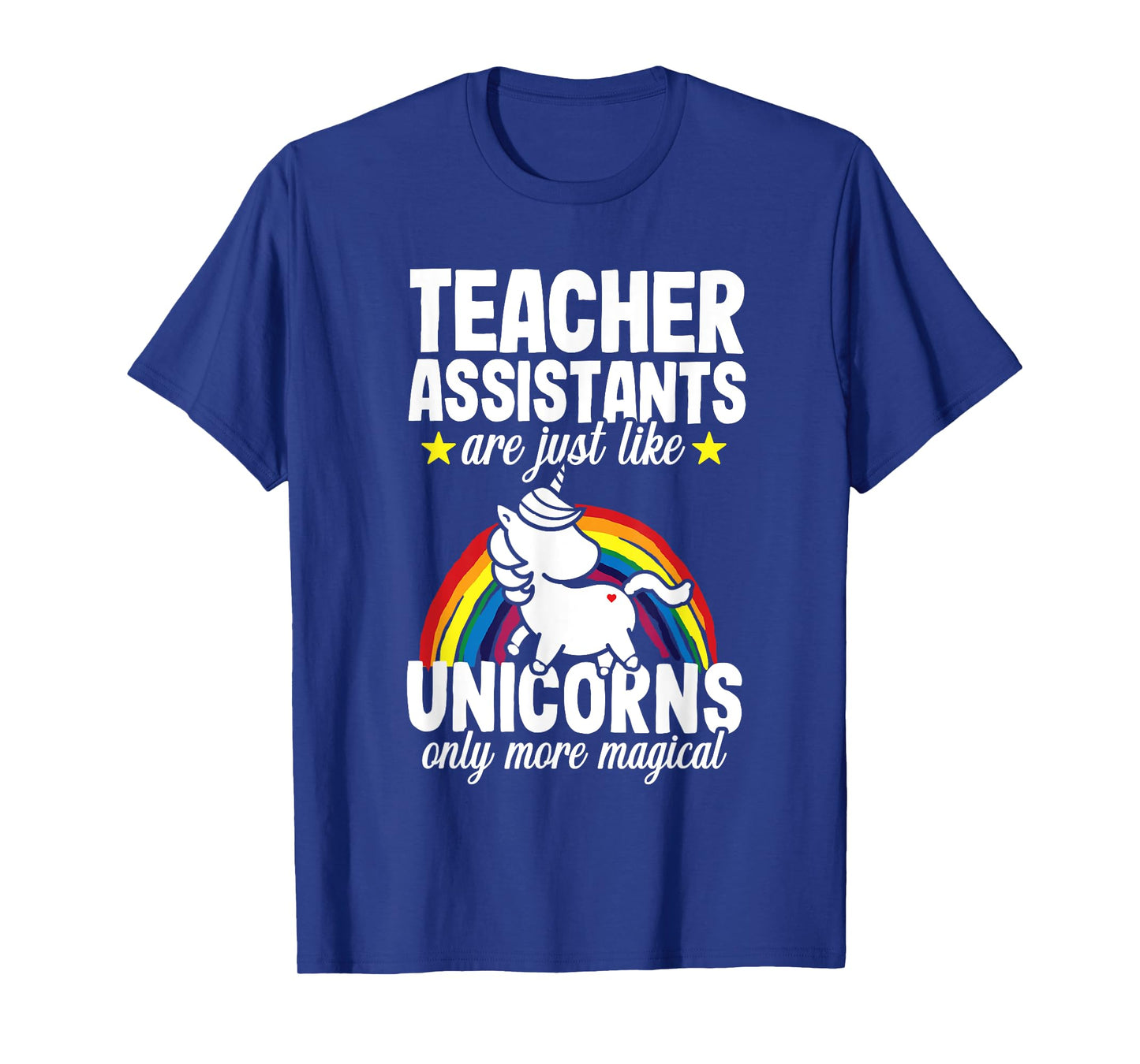 Teacher Assistant Unicorn Teaching School Appreciation T-Shirt