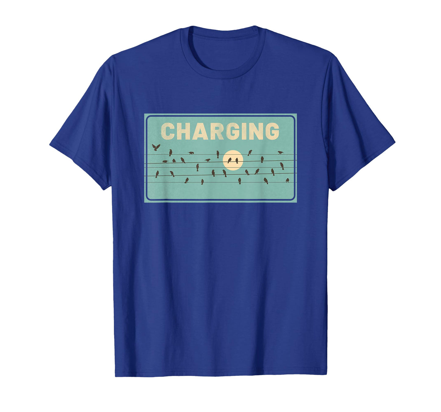 Birds Charging on Powerlines T-Shirt
