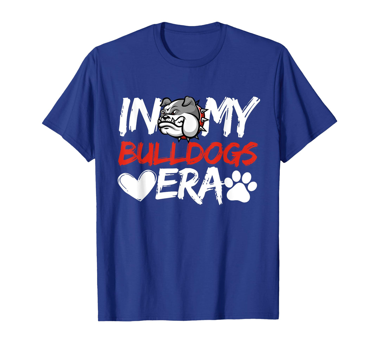 In My Bulldogs Era Bulldog Mascot Sports Fan Vintage Men Boy T-Shirt