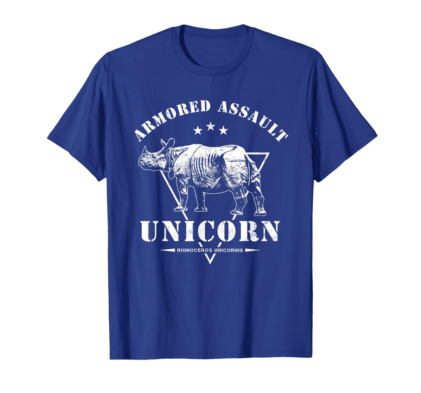 Armored Assault Unicorn Funny Rhino T-Shirt
