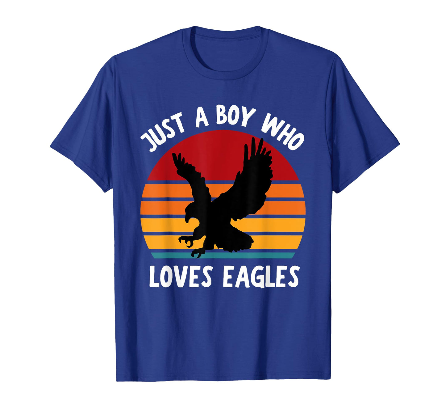 Just A Boy Who Loves Eagle Birds Funny Kids Boys Toddler T-Shirt