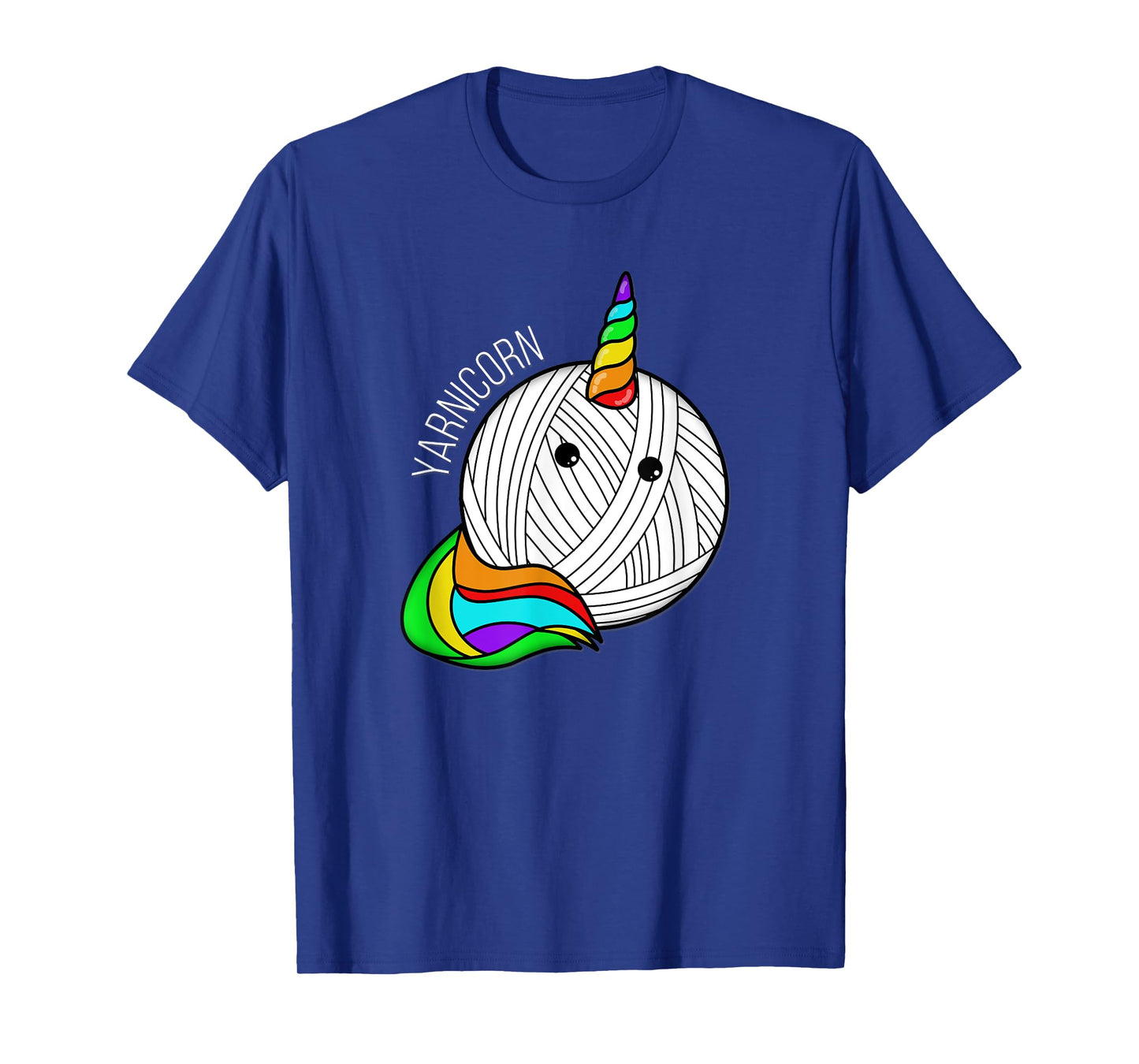Funny Yarn Art Unicorn - Yarn Horn Crochet Pictures T-Shirt