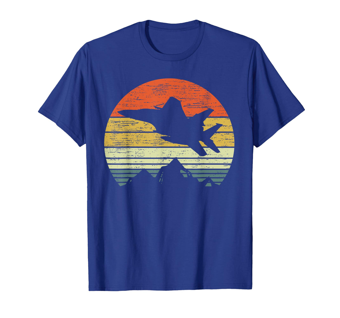 F-15 Eagle Military Jet Vintage Sunset Veteran Pilot Gift T-Shirt