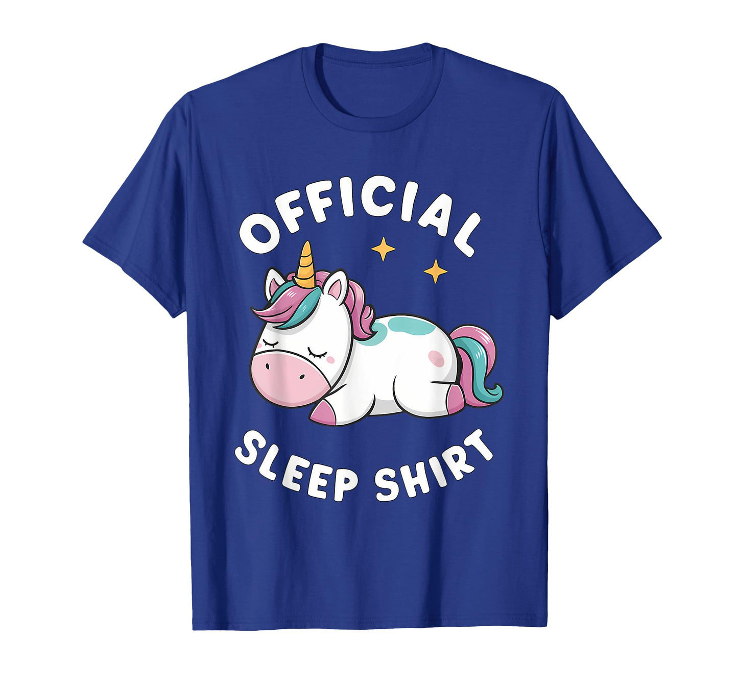 Official Sleep Shirt Unicorn Pajamas Nightgown T-Shirt