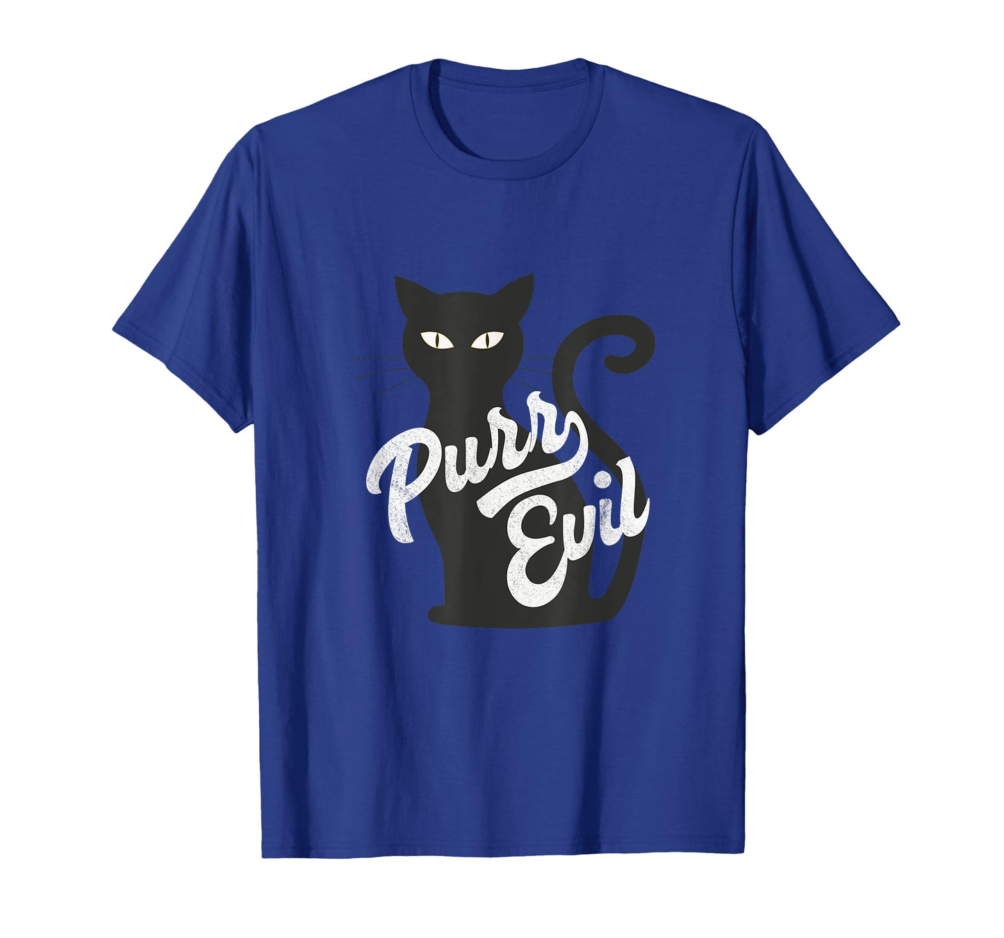 PURR Evil Cat T Shirt Halloween Cat Shirt T-Shirt for Men Women Kids