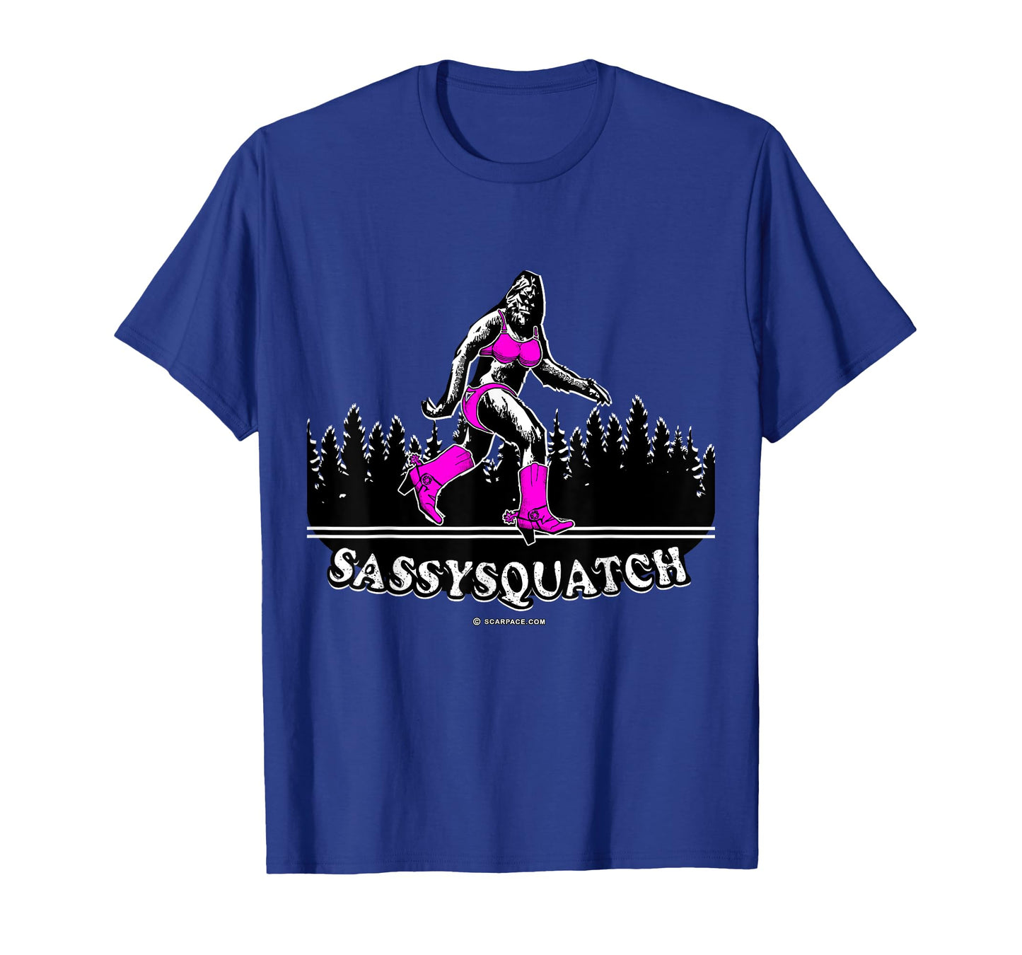 Sassysquatch, Original Female Bigfoot Sasquatch, Believe T-Shirt