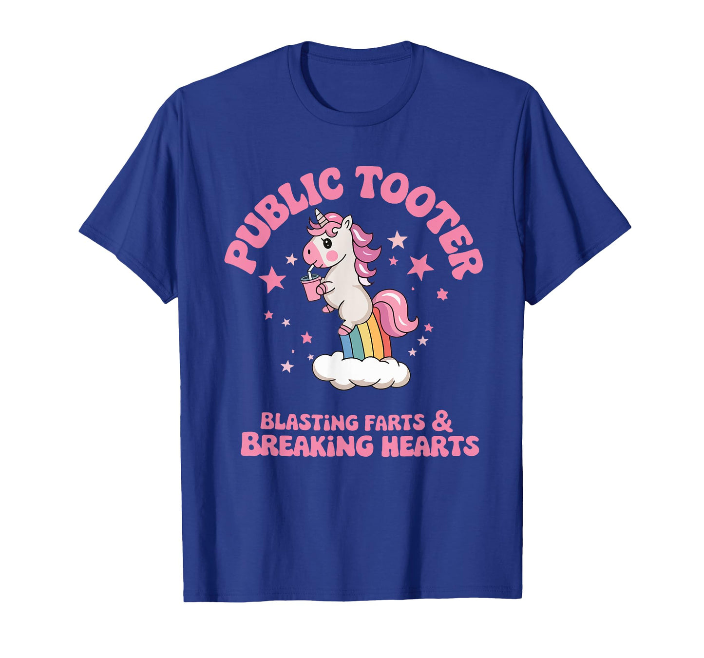 Public Tooter Embarrassing Unicorn Funny Inappropriate Meme T-Shirt