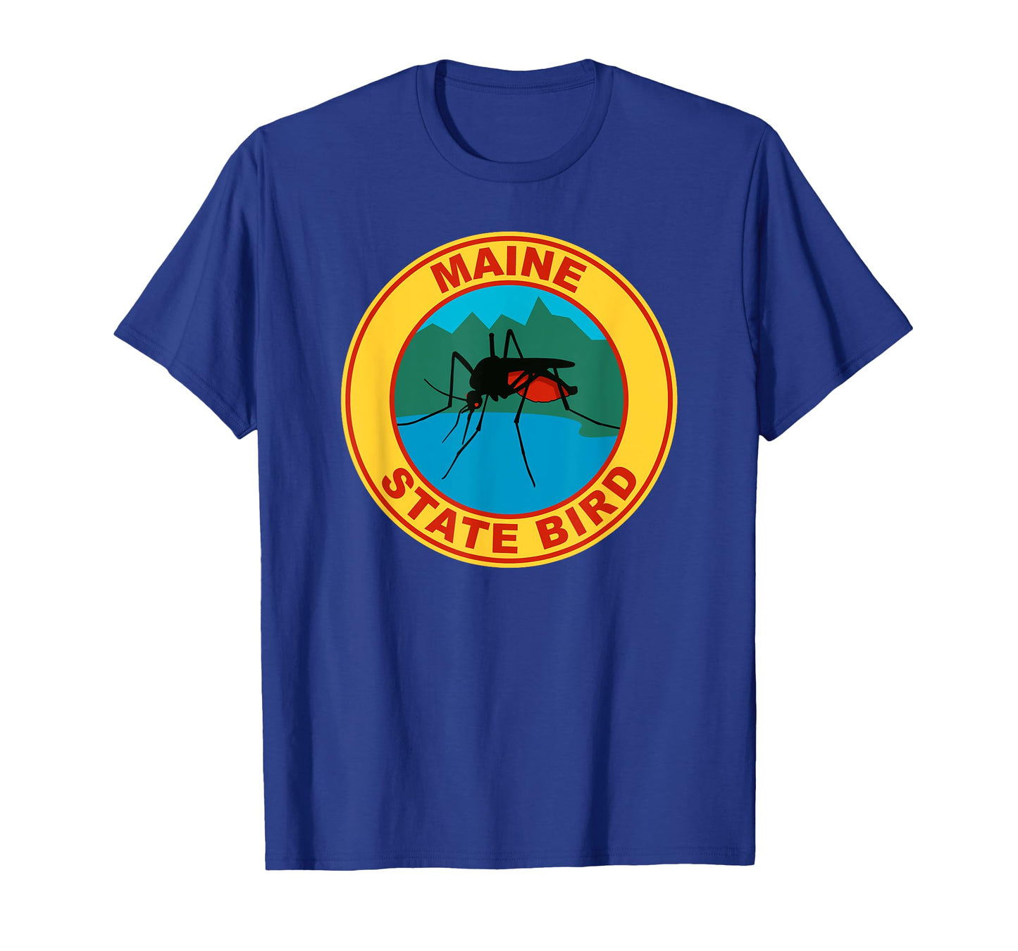 Funny Maine Mosquito State Bird T-Shirt