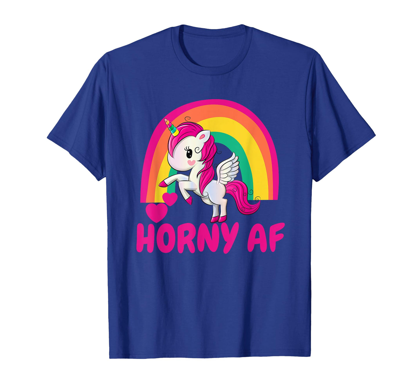 Horny AF Pink Unicorn T-Shirt