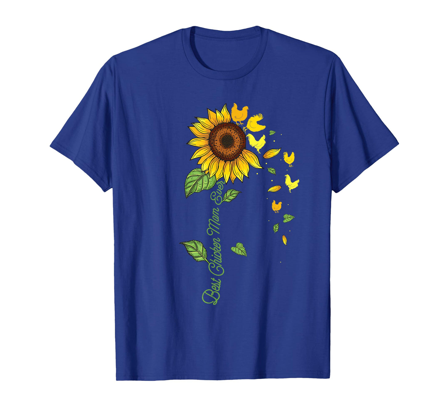 Best Chicken Mom Ever - Sunflower Chickens Farmyard Owner T-Shirt