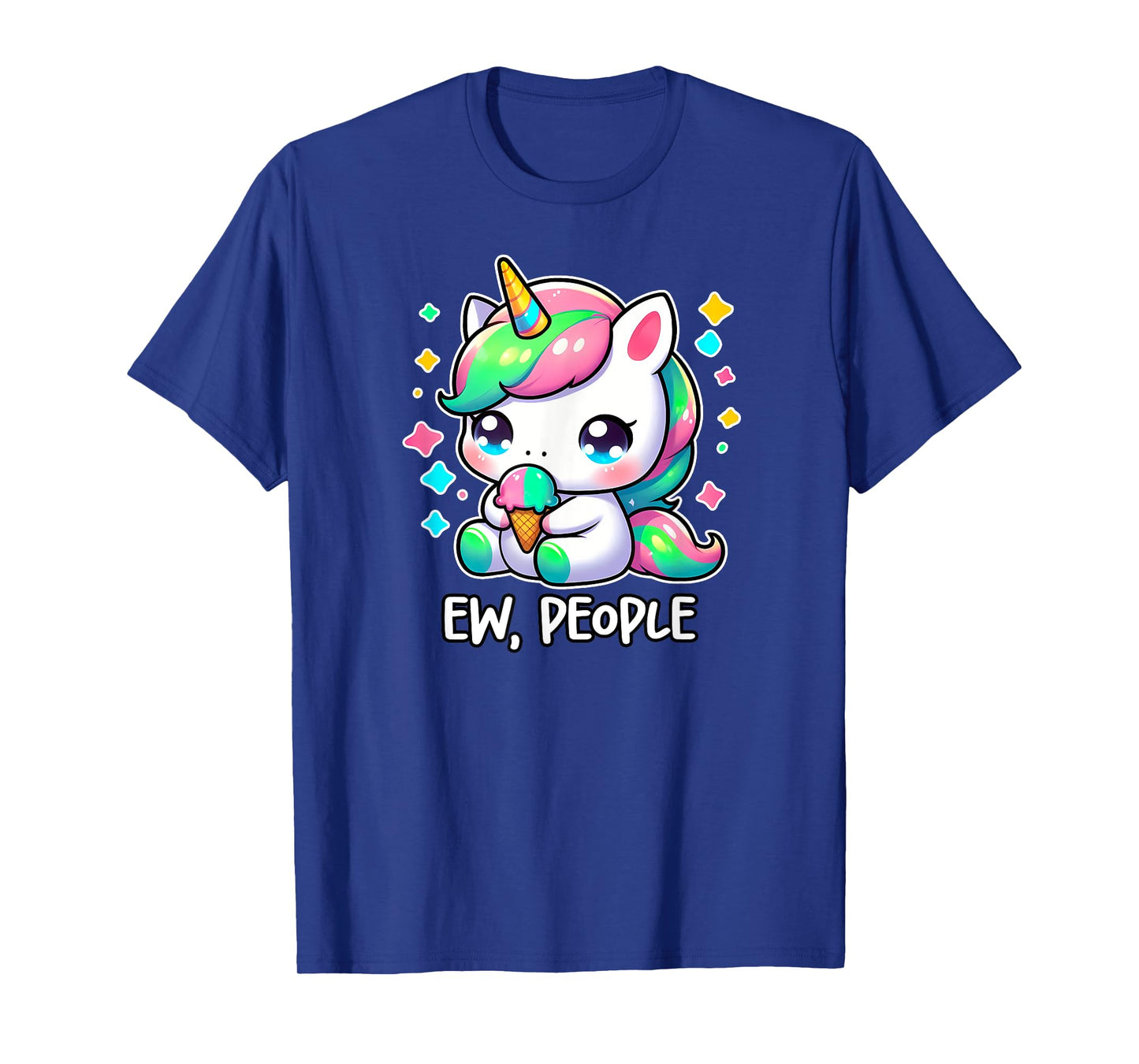 EW, PEOPLE Angry Unicorn Introvert Who Hate People Gifts T-Shirt