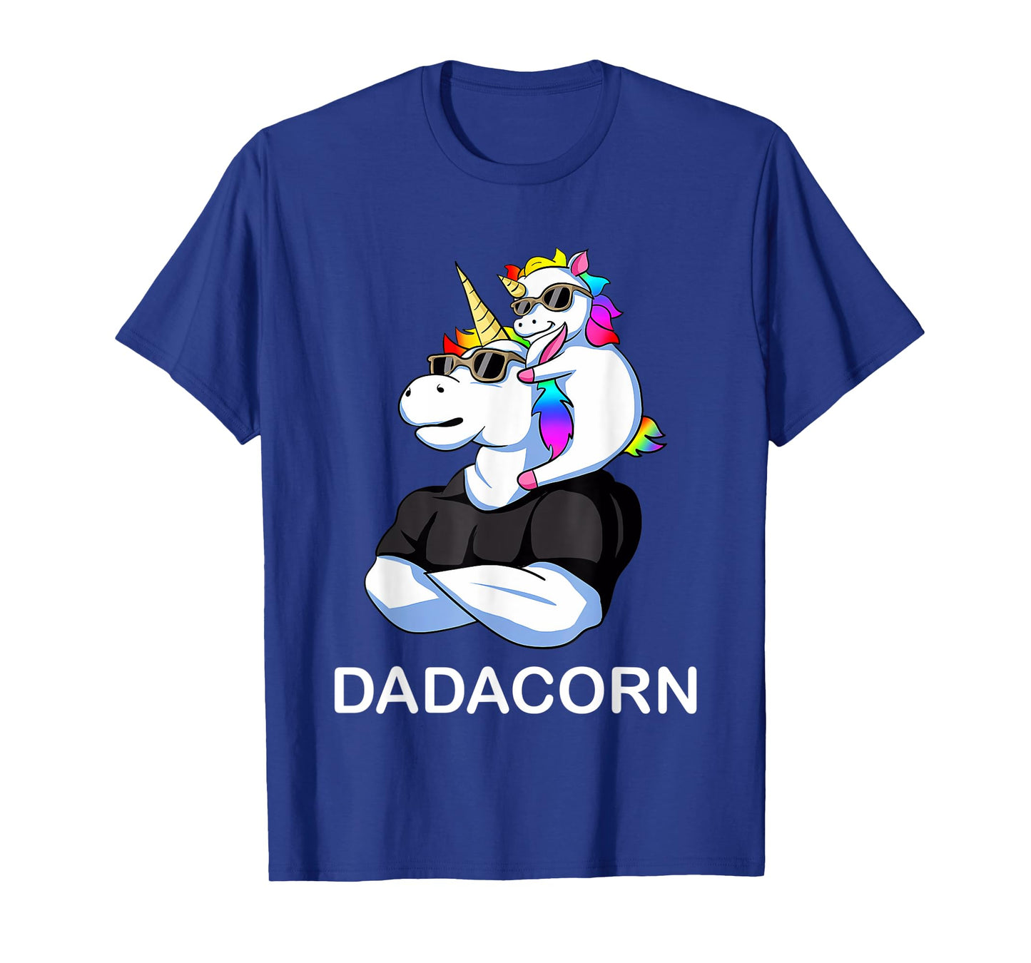Fathers Day Gift Unicorn Dad Shirt Funny Dadacorn Men T-Shirt