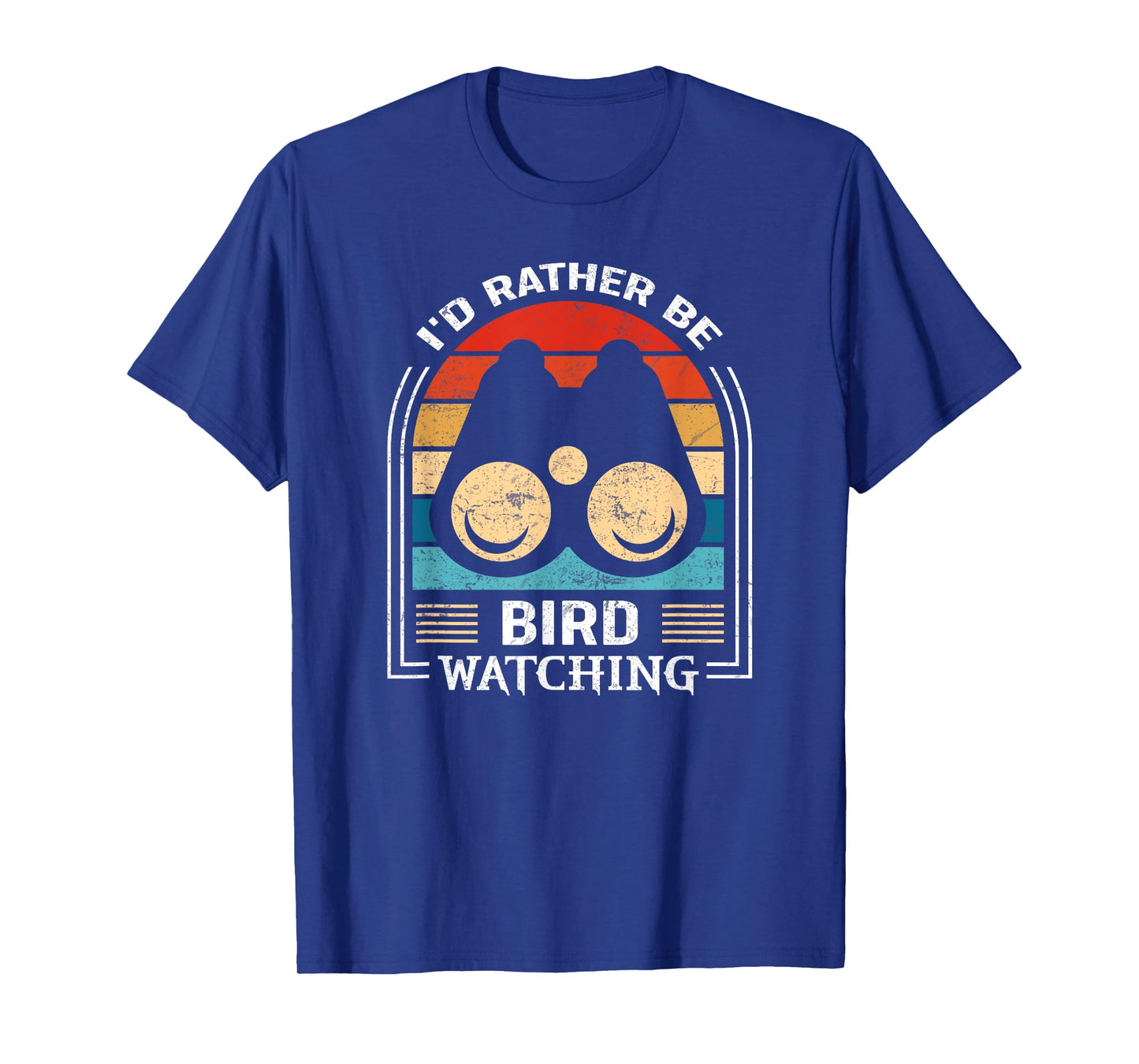 I'd Rather Be Bird Watching Shirt Retro Bird Watching T-Shirt