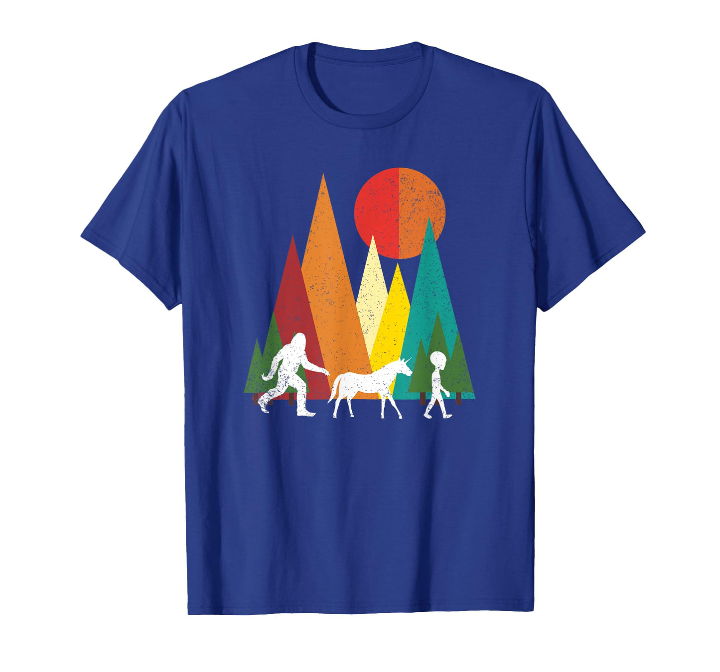 Bigfoot alien unicorn alien fantasy gift idea T-Shirt