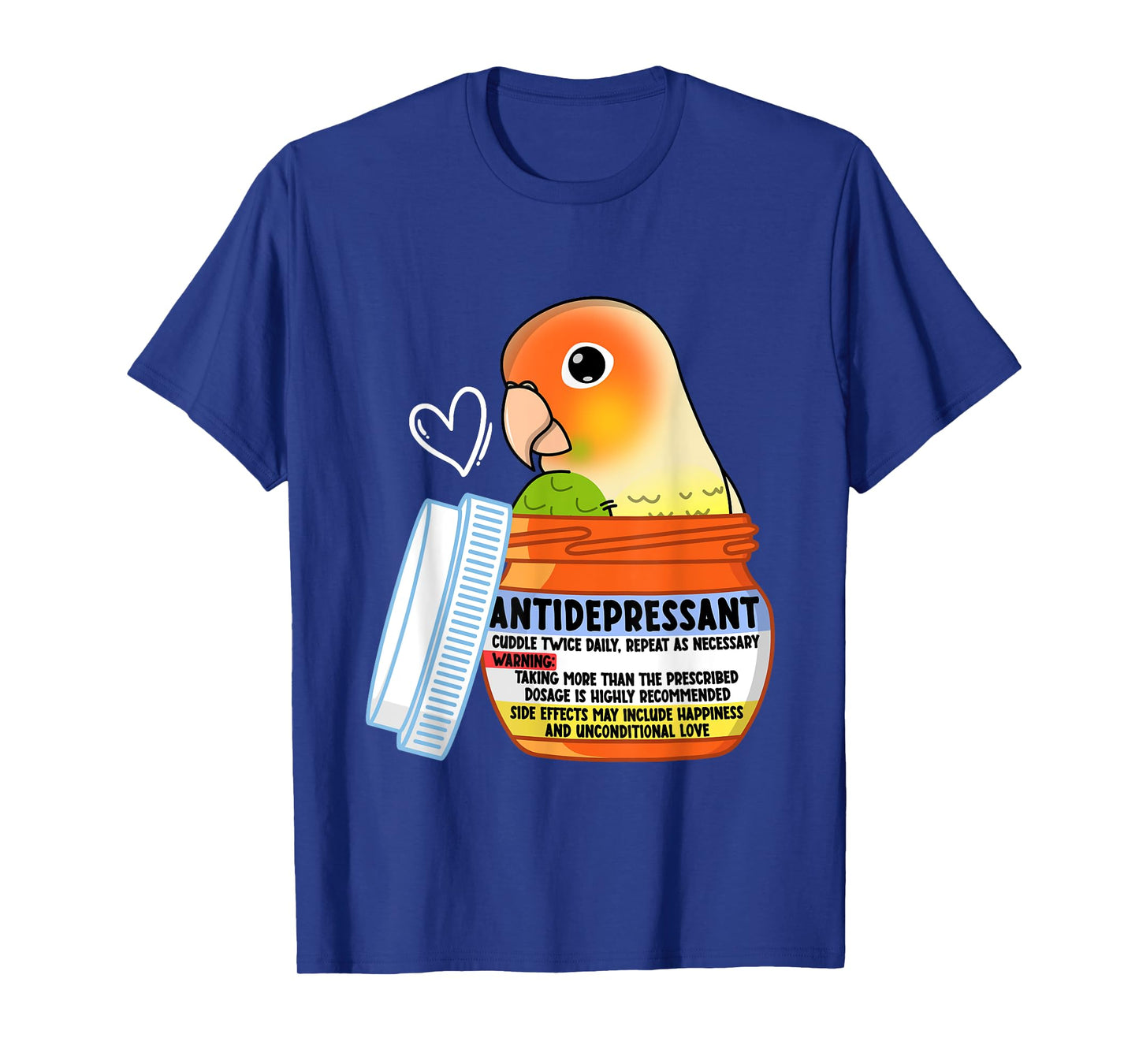 Cute Antidepressant Parrot I Green Cheek Pineapple Conure T-Shirt