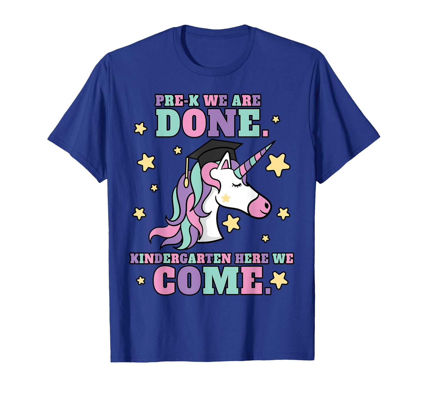 Girls Pre-K Graduation Magical Unicorn T-Shirt