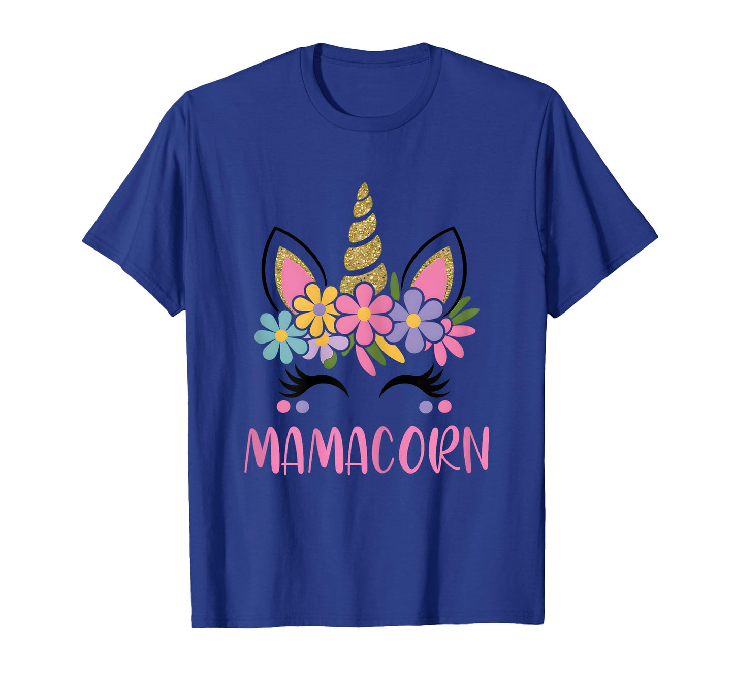 Funny Mamacorn Costume Mothers Day Unicorn Mom Women Mother T-Shirt