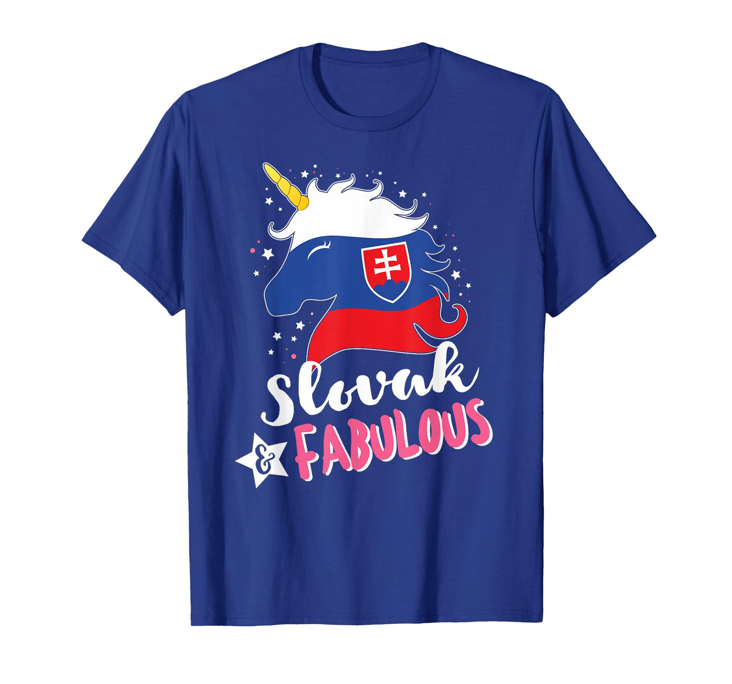 Slovak Unicorn Slovakia Flag T-Shirt