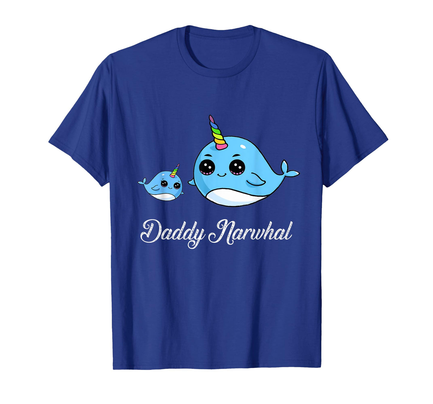 Daddy Narwhal Shirt Cute Narwhal Gift for Fathers T-Shirt