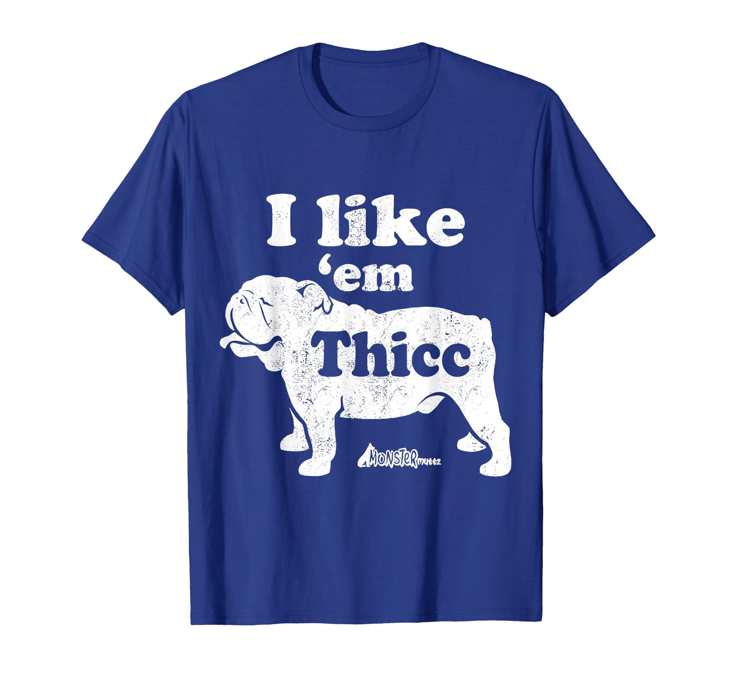 English Bulldog Top, Cute I Like Em Thicc, Chonky Bully Men Women Kids T-Shirt