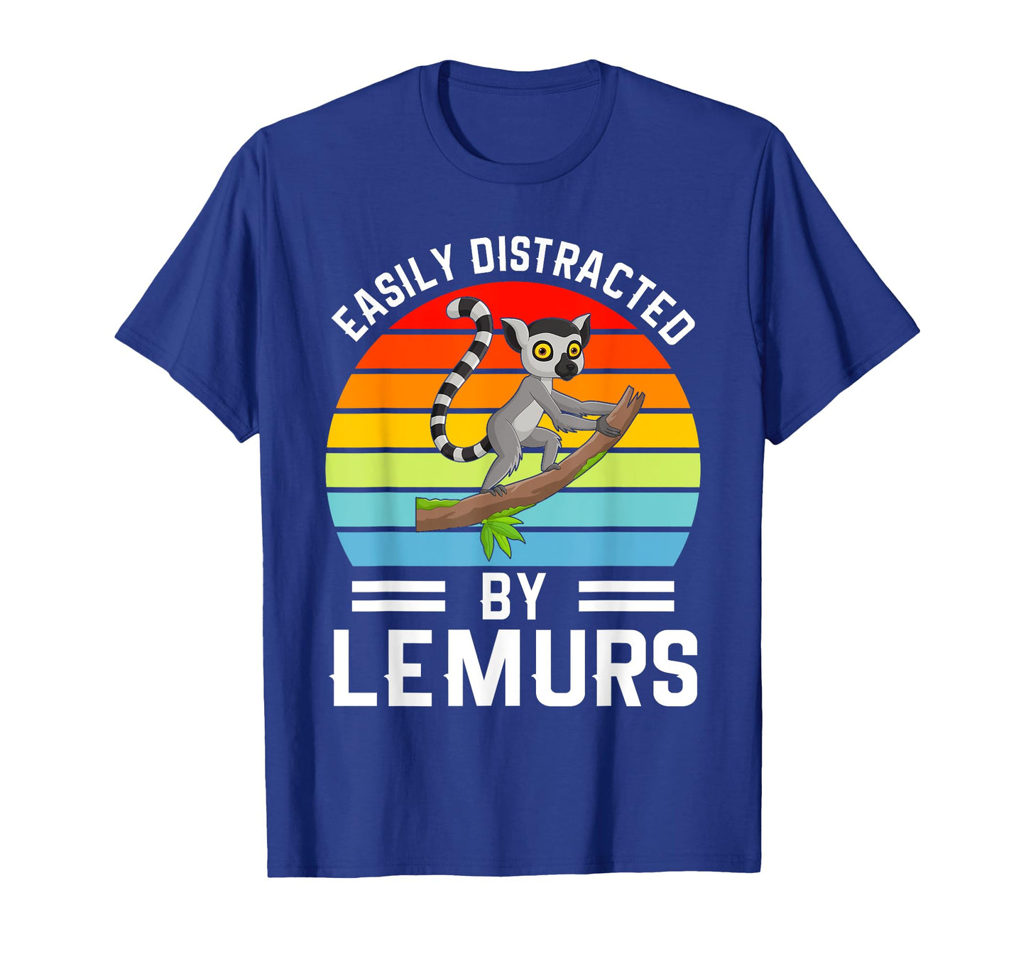 Easily Distracted By Lemurs I Lemur Monkey I Kids Lemur T-Shirt